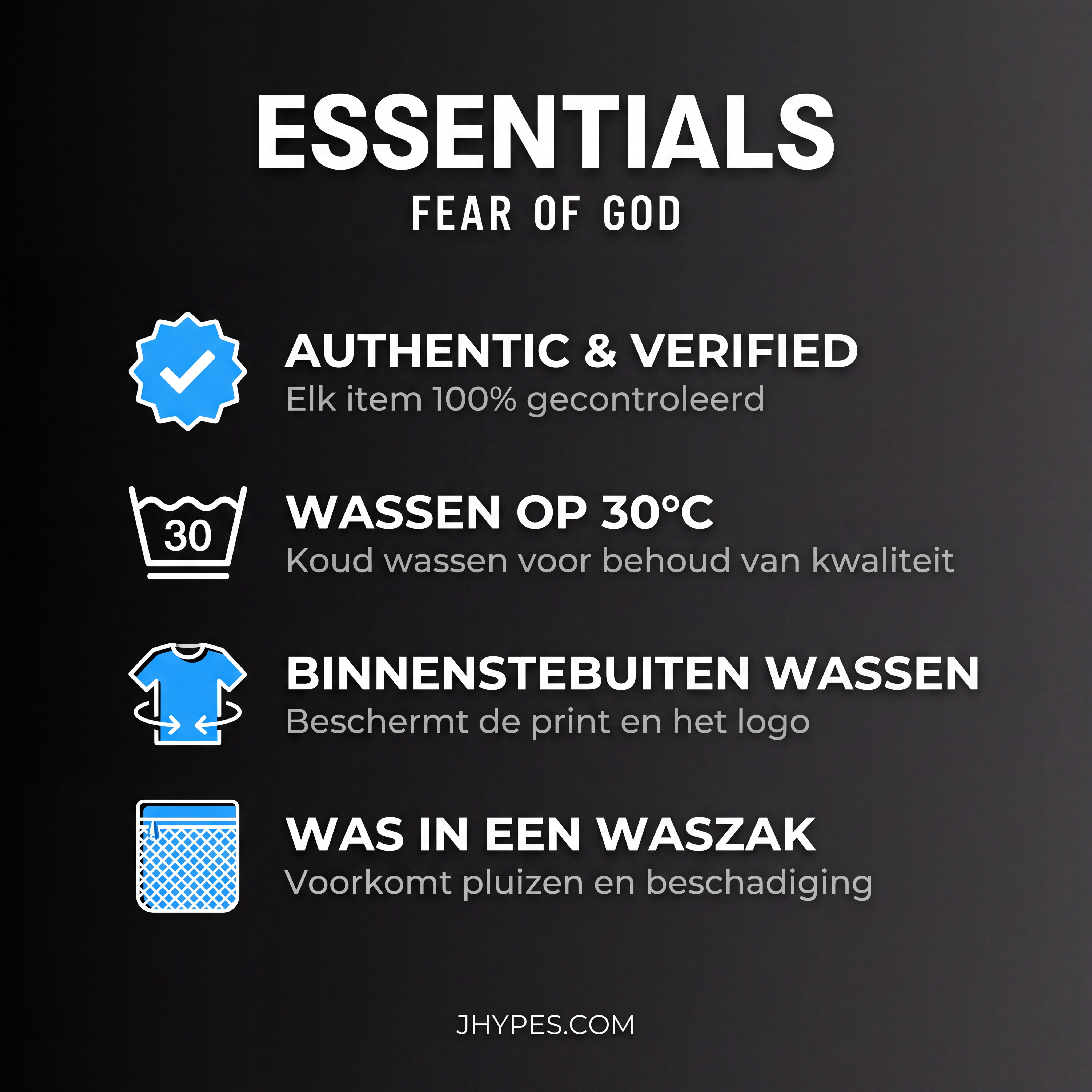 Essentials Fear of God Wassen