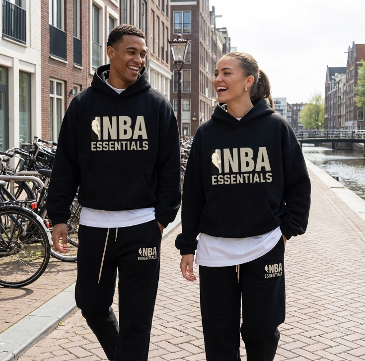 Essentials NBA Pak Zwart Grijs