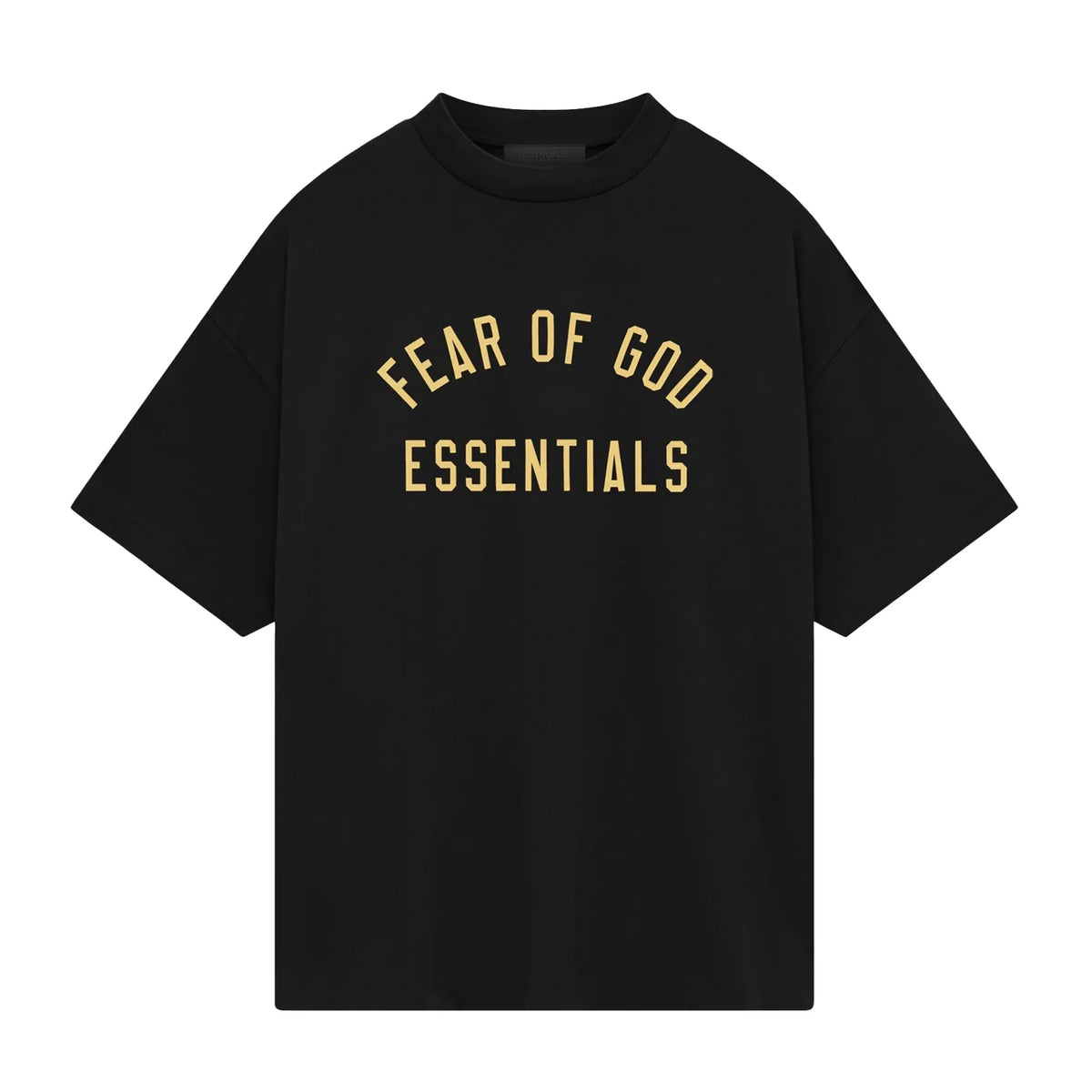 essentials shirt zwart geel