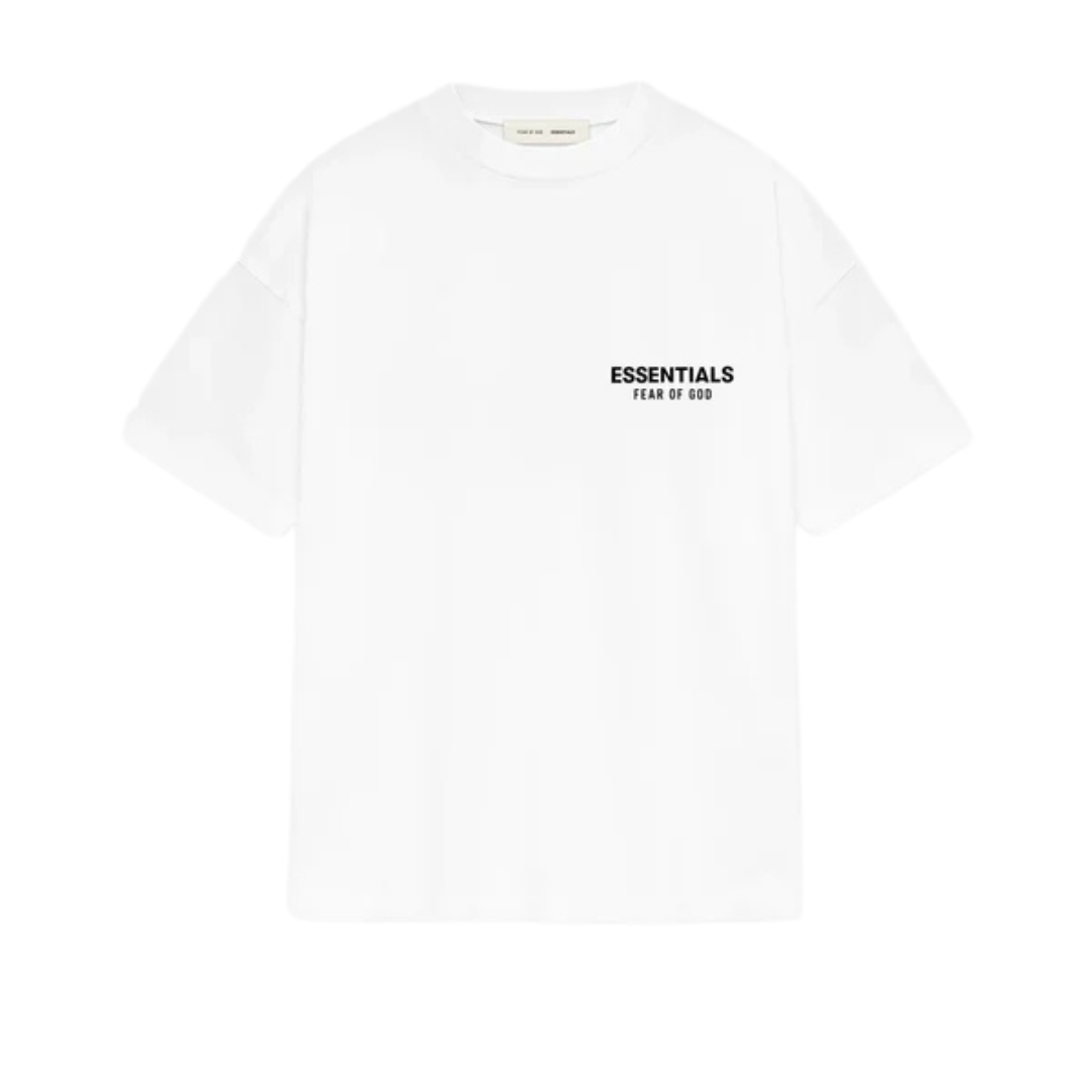 Fear of God Essentials Black White T-Shirt