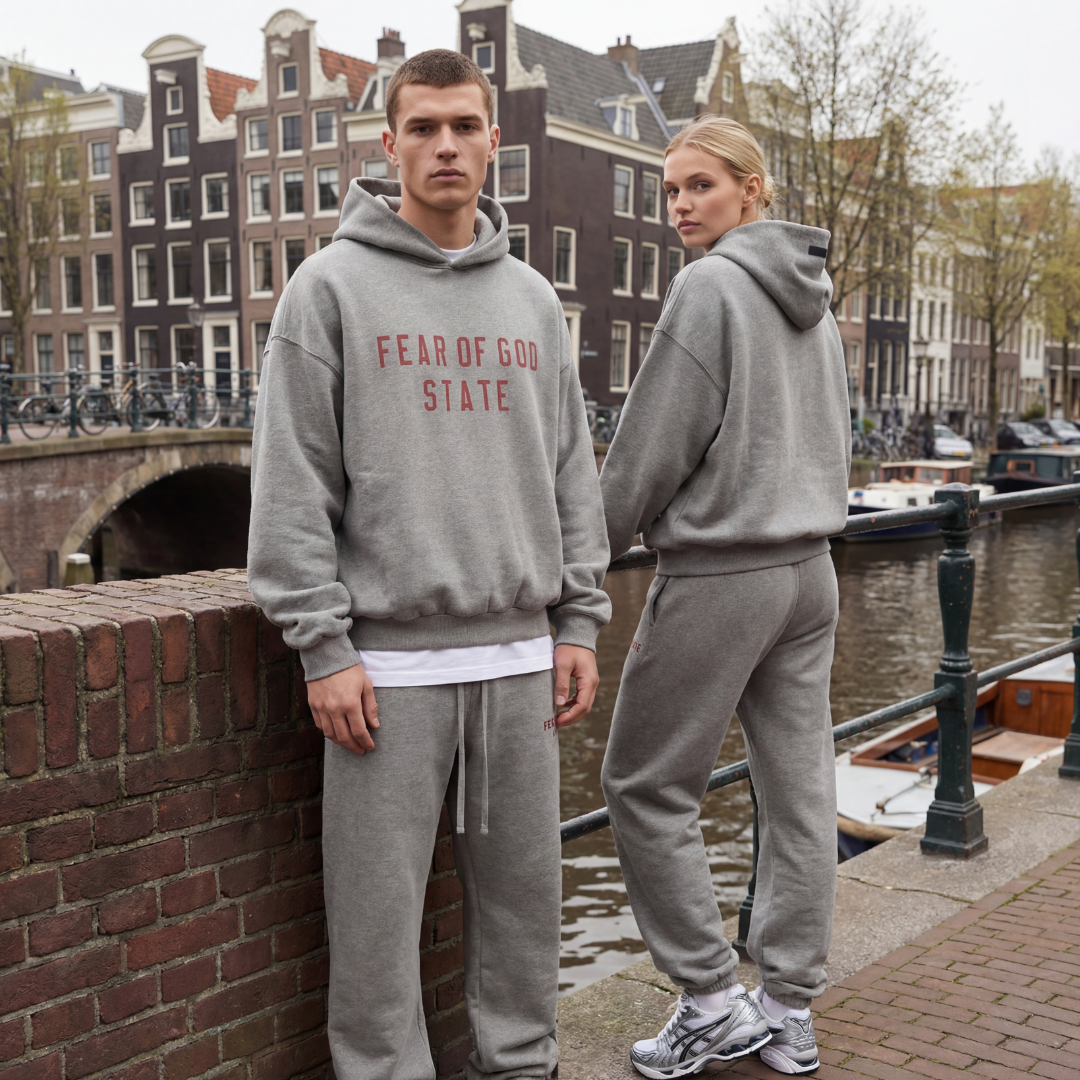Fear of God Essentials FW24 Dark Heather State Full set
