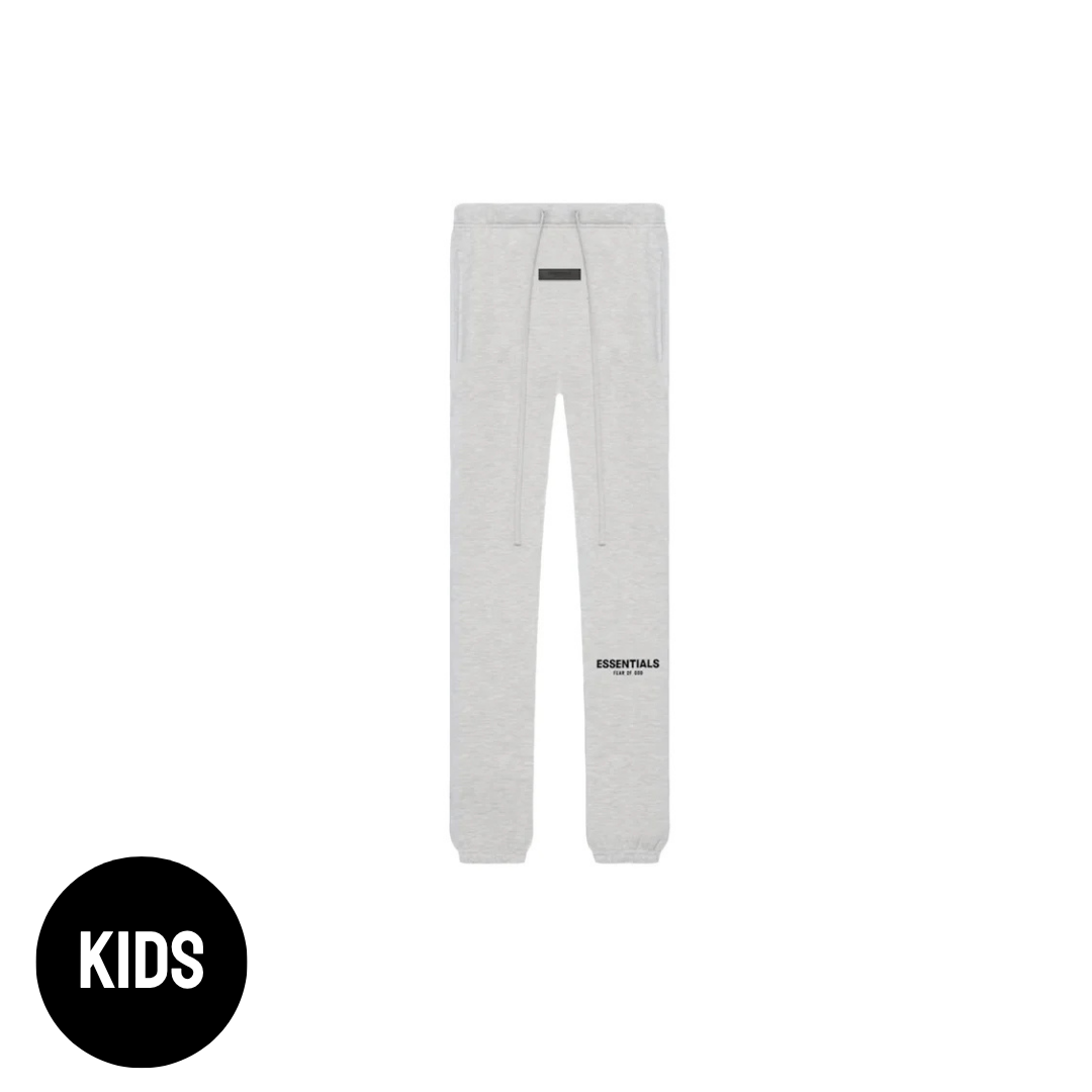 Fear of God Essentials Light Oatmeal Lange Broek Kids