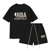 Essentials NBA Black Grey Summer Set
