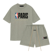 Essentials NBA Paris Warm Heather Summer Set