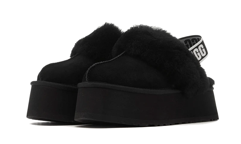 UGG Funkette Slipper Black-1113474-BLK-sneaker JHypes