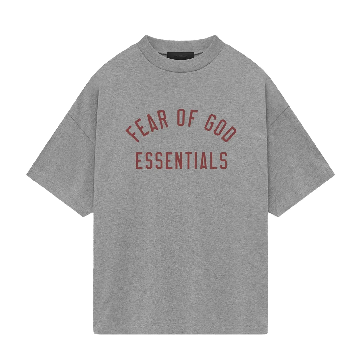 essentials grijs rood shirt
