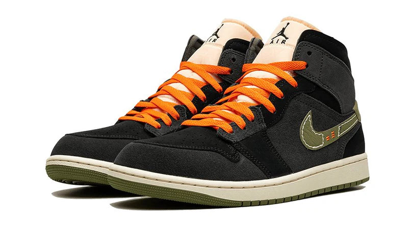 Air Jordan 1 Mid SE Craft Anthracite Light Olive -FD6817-003-sneaker JHypes