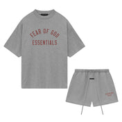 Essentials FW24 Dark Heather Summer Set