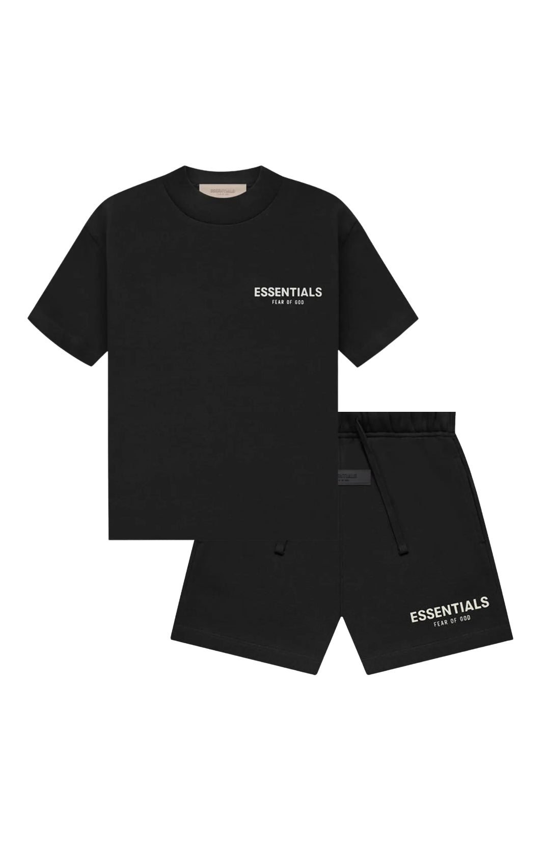 Fear of God Essentials Jet Black Summer Set Kids