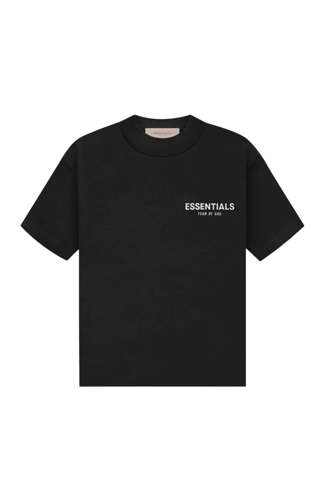 Fear of God Essentials Jet Black kids shirt