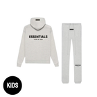 Essentials Light Oatmeal Hoodie + Lange Broek Kids