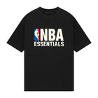 Essentials NBA Black White Shirt