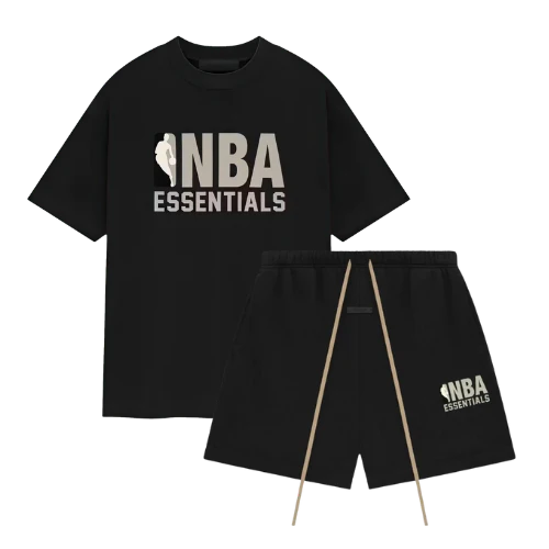 Essentials NBA Black Grey Summer Set