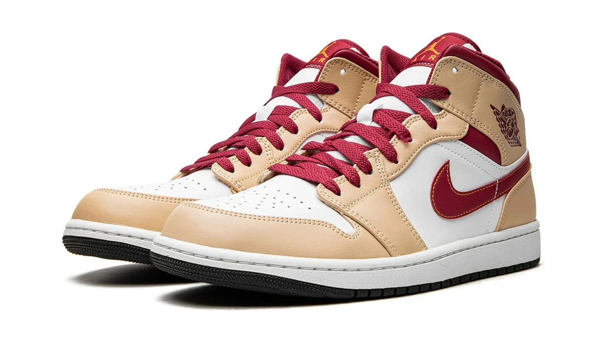 Jordan 1 Mid Light Curry-554724-201-sneaker JHypes