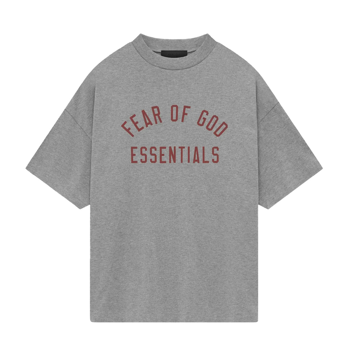 essentials grijs rood shirt