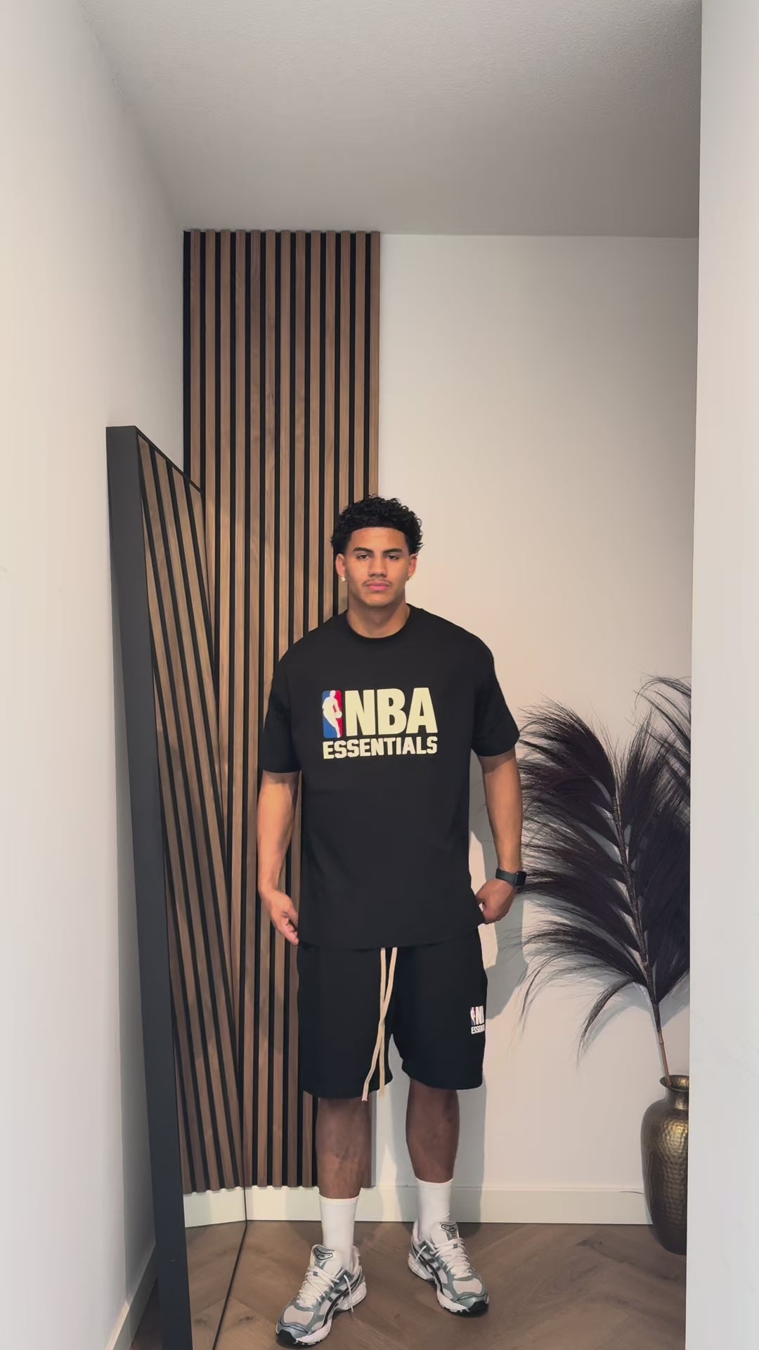 Fear of God Essentials NBA Black White Summer Set
